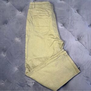 Trenery Straight Leg, Olive Green, Cotton Pant, Business Casual, Utility, Active